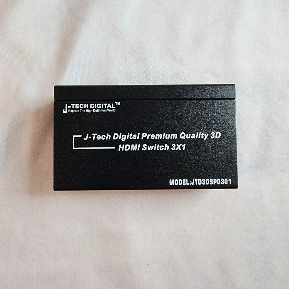 J-Tech Digital JTD3DSP0301 3-Port High Speed HDMI Switch w Remote